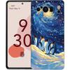 Чехол для телефона Landscape Winter Light Snow для Google Pixel 9 8 9A 8A 7 7A 6 Pro XL 6A 5G Черный Мягкая Задняя Панель Роскошный TPU Чехол