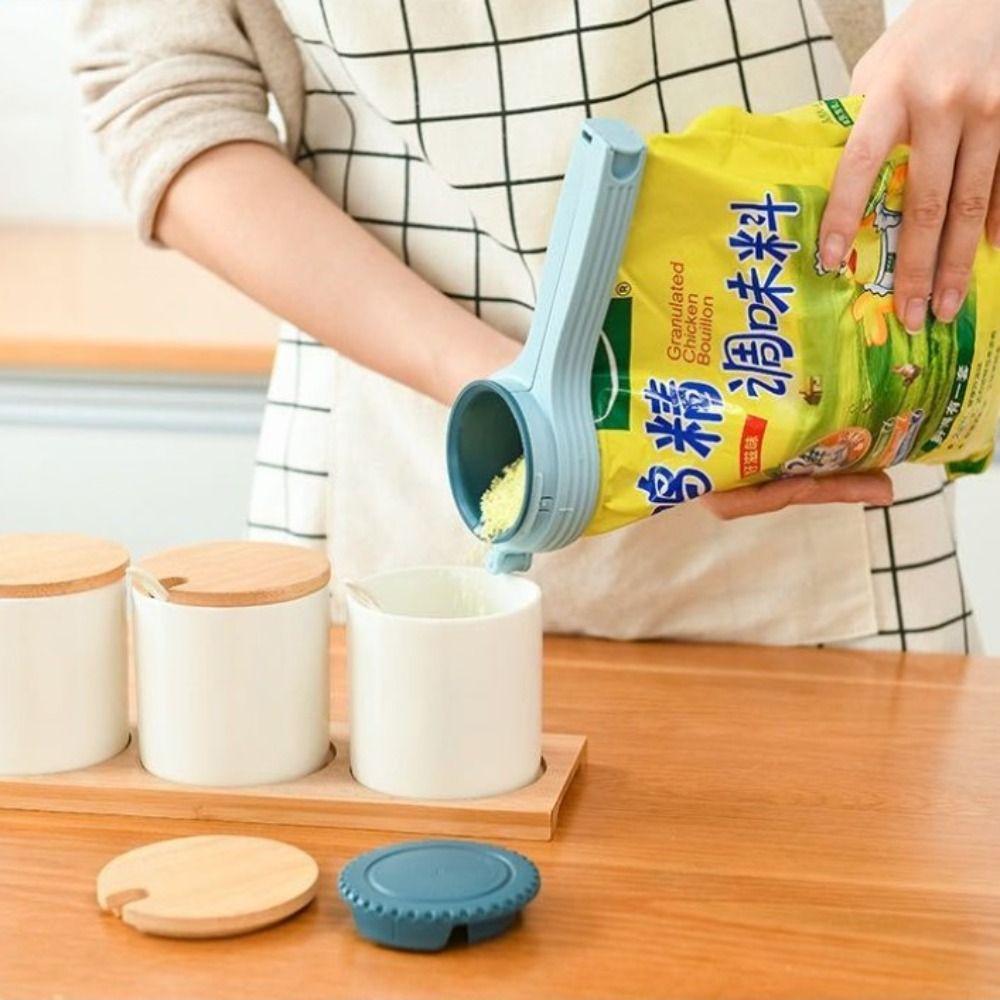 Новые Кухонные Гаджеты Пакет для Хранения Продуктов Зажим Многоцелевой Влагостойкий Запечатывающий Зажим с Колпачком Зажим для Пакета Дом