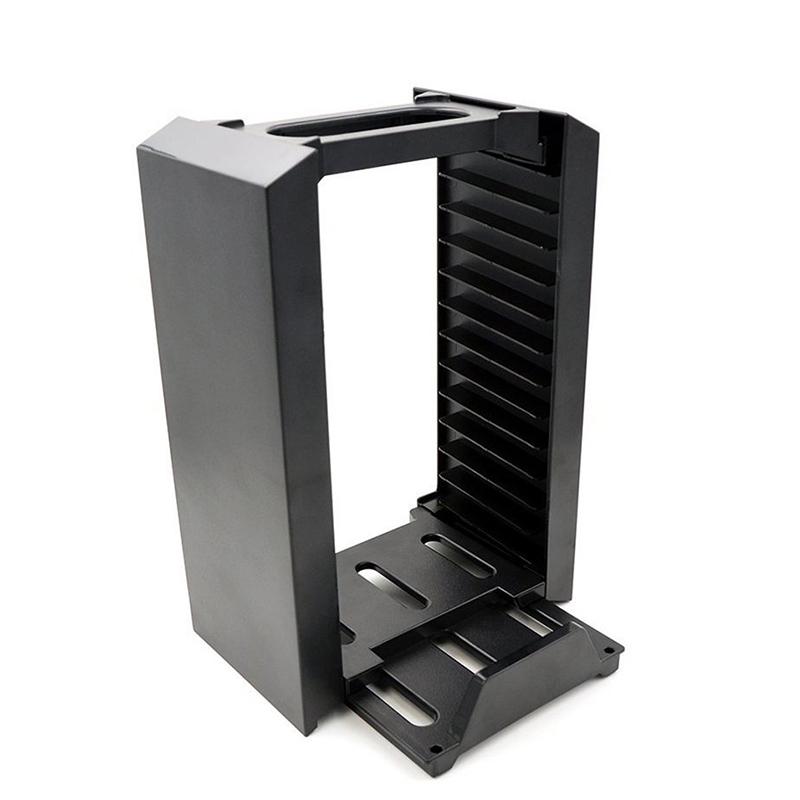 Вертикальная подставка Game Disk Tower для PS4 Dual Controller, зарядная док-станция для 4 PRO Slim