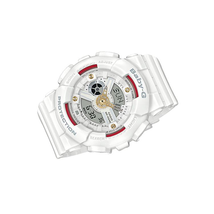 Casio Женские часы BABY-G Белые BA-110DDR-7A BA-110DDR-7A