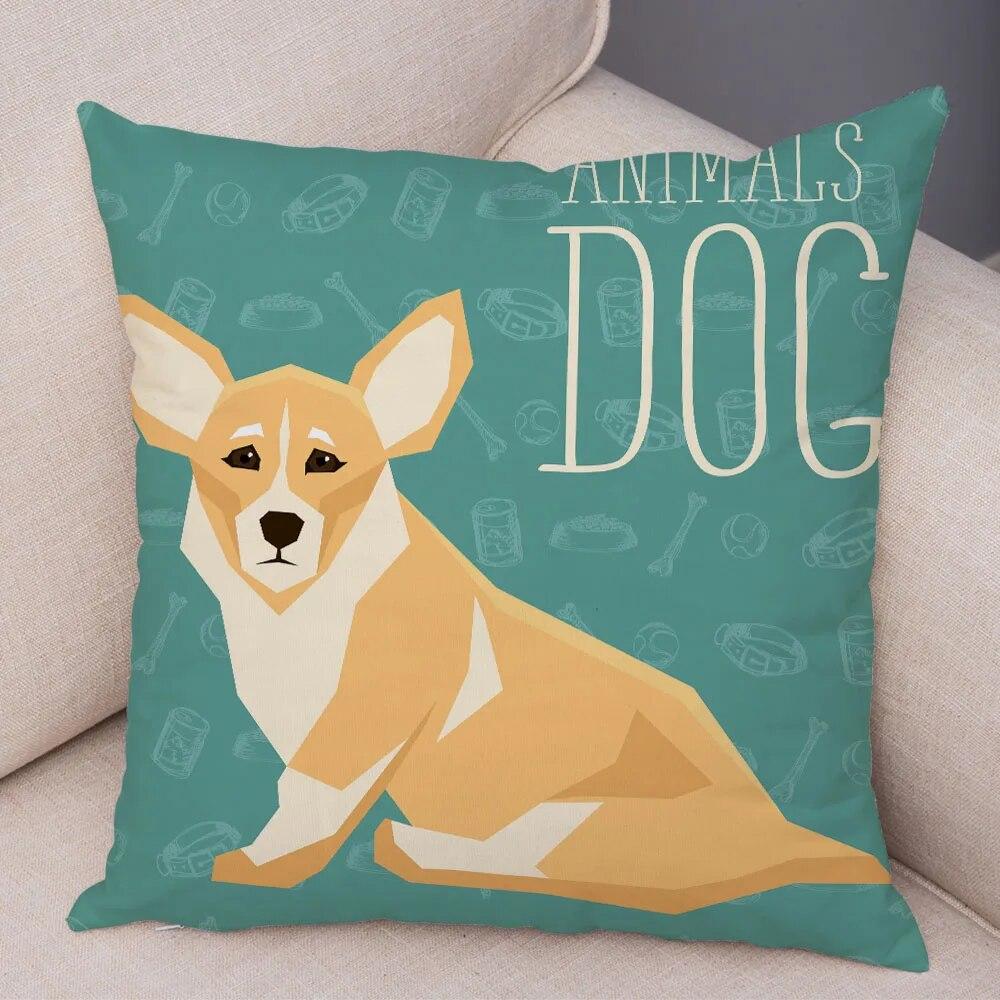 Диван домашняя наволочка цвет шнауцер далматинец наволочка декоративная мультяшная собака домашнее животное