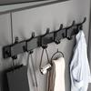 Multifunctional Hanger Wall Mount Coat Hook Wall Hook Punch Free Towel Rack Coat Rack Mount Multifunctional Hanger