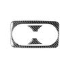For Kia Stinger 2018-2023 Real Carbon Fiber Car Interior Rear Water Cup Holder Panel Cover Trim Car Interior Accessories LHD/RHD