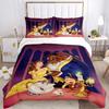 3pcs Beauty and the Beast Quilt Set - Soft and Comfortable Bedroom, Guest Room and Dorm Decor Bedding Set 1 Quilt Cover + 2 Pillowcases.B008