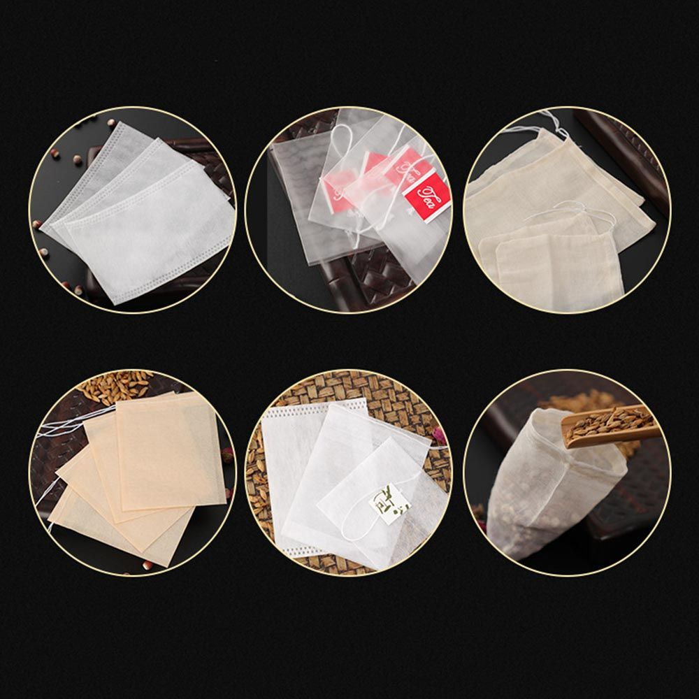 Home Supplies Tea Filter Portable Unbleached Drawstring Bags Sachet Bag Muslin Bag Cotton Pouch