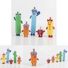Numberblocks Красочные Строительные Блоки Милые Трансформируемые Фигурки Для Детских Игр