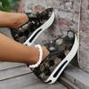 Fashion Sexy Lace Embroidered Women's Shoes Comfortable Lightweight Breathable Thick Sole Sandals Fashionable Casual Vulcanized Shoes