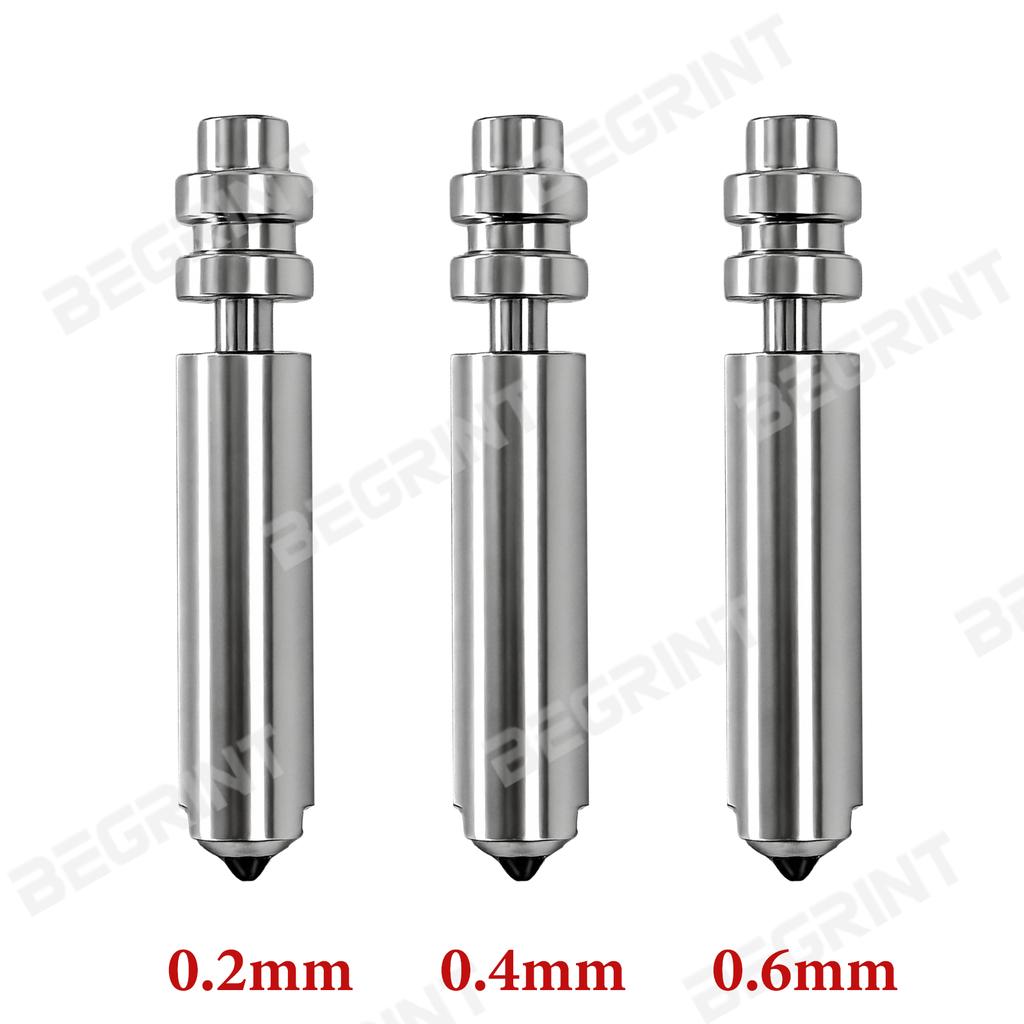 For Anycubic Kobra X Bimetallic Hotend Nozzles Print Head Assembly With 0.2/0.4/0.6/0.8mm for Anycubic Kobra X Accessories
