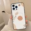 Чехол для телефона с абстрактными растениями для iPhone 17 16 15 14 13 12 11 Pro Max mini 15 16 Plus 16e 17 Air Cover Coque