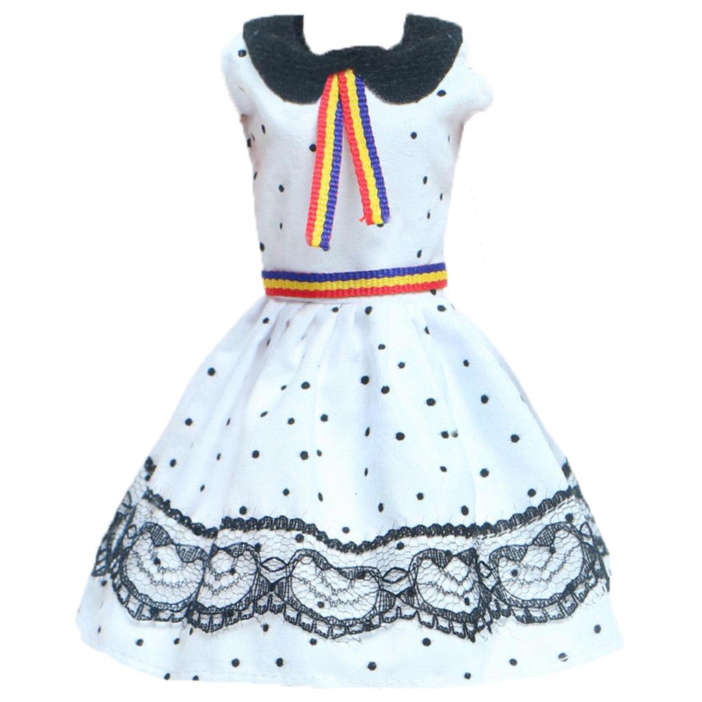 Clothes for 30cm Doll Daily Casual Outfits Pants T-shirt Skirts Mini Dress Fat Curvy Size 11.5 Inch Doll Accessories