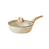 Newly Designed Wheat Rice Stone Non Stick Pot, Wooden Handle Soup Pot, Frying Pan, Frying Pan, Milk Pot, Cookware Set.