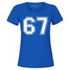 6 7 Six Seven Varsity Number Women's T-Shirt Funny Number Meme Shirt