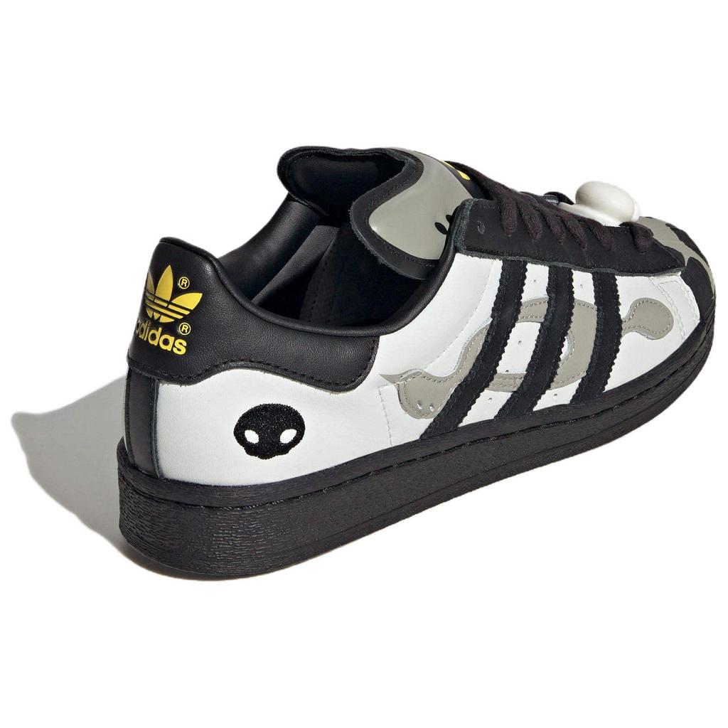 OFFGOD:TATE X Adidas Superstar 82 Orbit Grey Core Black Yellow Unisex Sneakers JQ8778