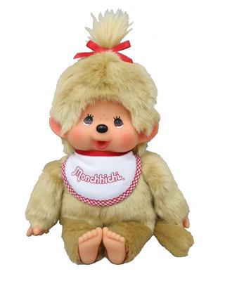 Sekiguchi Серия Monchhichi Monchhichi Премиум Стандартный Бежевый Средний Плюшевая Игрушка для Девочек 226573 -