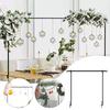 Over The Table Rod Stand with Clamps Table Arch Stand Hanging Decoration Festive Home Xmas Ceremony Backdrop Setup Adjustable