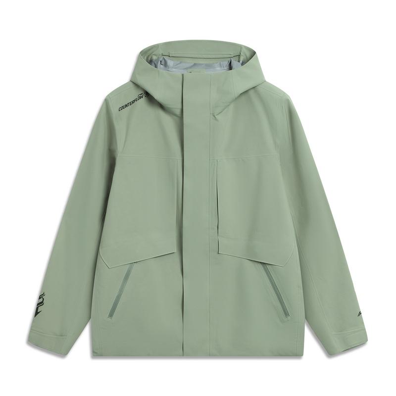 Li Ning Outdoor CF Outdoor Series Comfortable Fashion 3 In 1 Waterproof Windproof Breathable Durable Warm Jacket Unisex Jacket AEMV059-2