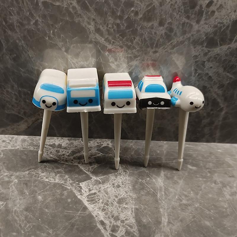 Мультяшная фруктовая вилка, зубочистки, милые животные, выбор еды, мини-ланч-бокс, украшение, детский инструмент для пищевых добавок