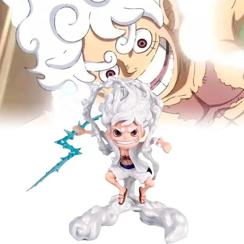 Яркая аниме-фигурка СД Ника Луффи Пятая передача Пробуждение Модель Дисплей