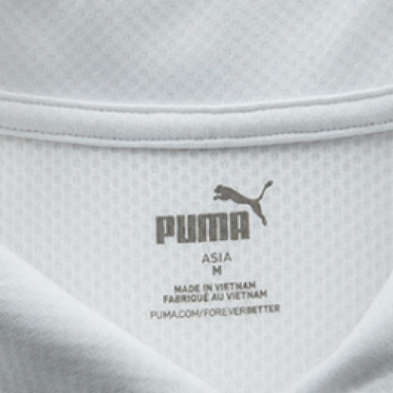 Puma Galleria Puma Team Goal Polo Mens ShorT Sleeve T shirT whiTe