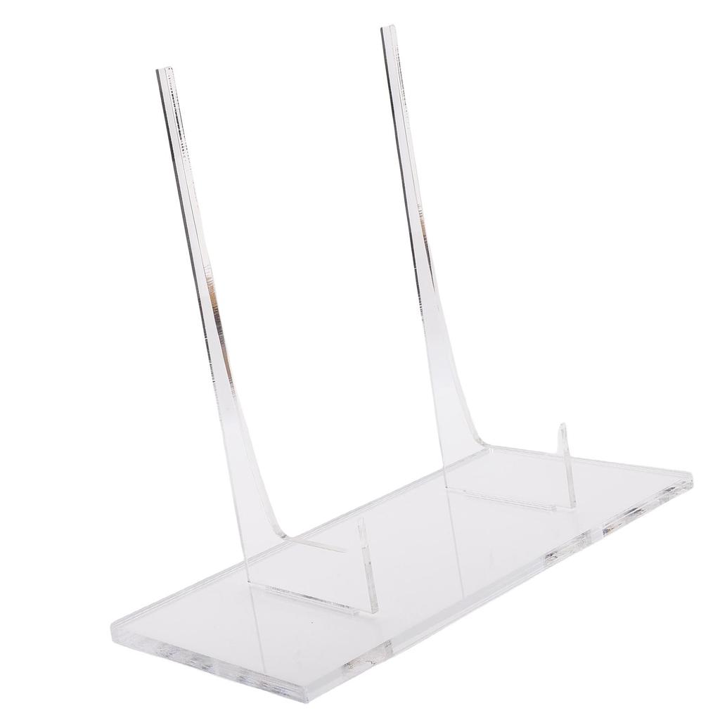 Акриловый держатель для тарелок Прозрачная подставка для демонстрации тарелок для книги Декоративная табличка Фото Блюдо Настольное искусство