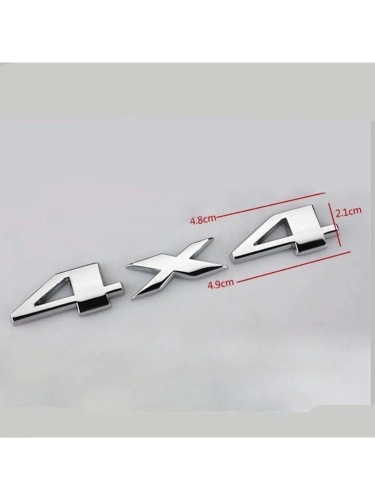 1Set 3D Chrome Car Stickers 4x4 LIMITED Tail Emblem Badge Decals Car Body Sticker for Jeep Grand Cherokee Wrangler Ford