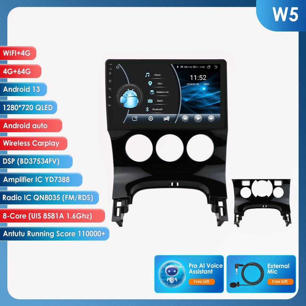 OSSURET 2din Android Автомагнитола для Peugeot 3008 AT MT 2009 - 2015 Автомобильный Радиоприемник Мультимедиа Видео Плеер GPS Navi Головное Устройство Carplay Интеллектуальный Экран RDS