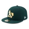 Cap Authentic Flat Visor MLB 7 ACPERF OAKATH RD 25J [New Era] OAK/Road 5/8