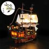 Совместимость с моделью LEGO Пиратский корабль, креативное сборочное освещение, светодиодный строительный светильник 31109, блоки для светодиодного комплекта LEGO O6U1