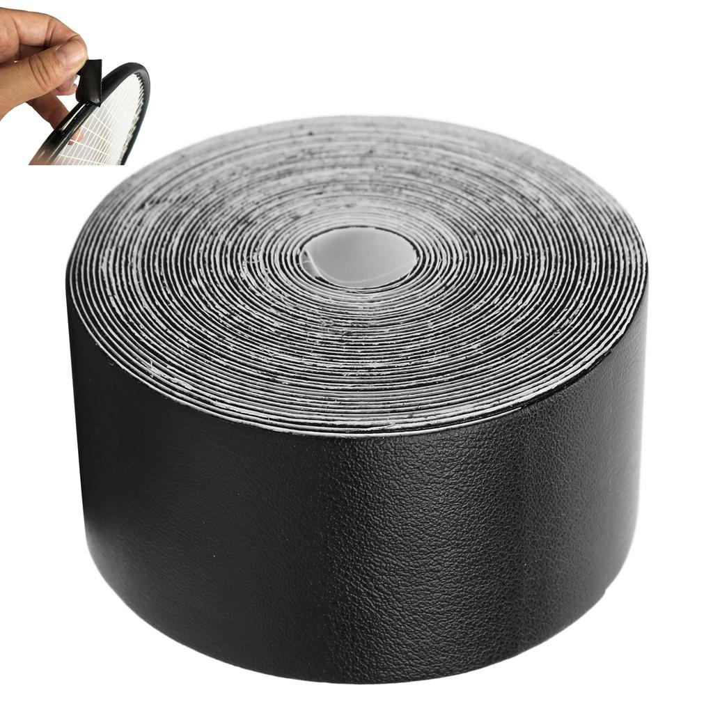 2 шт., наклейка на голову теннисной ракетки для бадминтона, защитная наклейка из искусственной кожи, 3,5 см x 5 м