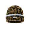 2026 autumn and winter new Korean leopard print knitted hat big head circumference showing face small wool hat fashionable versatile casual cold hat