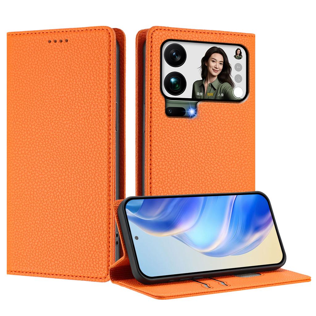 For Xiaomi 17 Pro Max Wallet Case RFID Blocking Litchi Texture Leather Mobile Cover