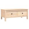 VidaXL Coffee Table 100x50x40 Cm Solid Pine Wood 814604