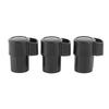 3PCS B Flat Alto Saxophone Plugs ABS Plastic Sax End Caps Bent Neck Key Protector Musical