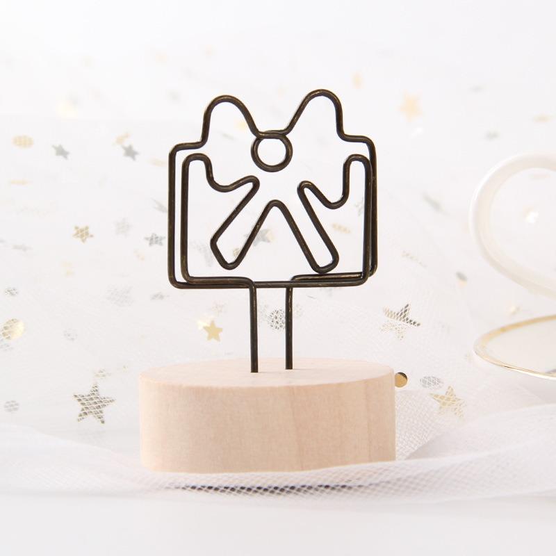 Retro Wood Message Note Holder