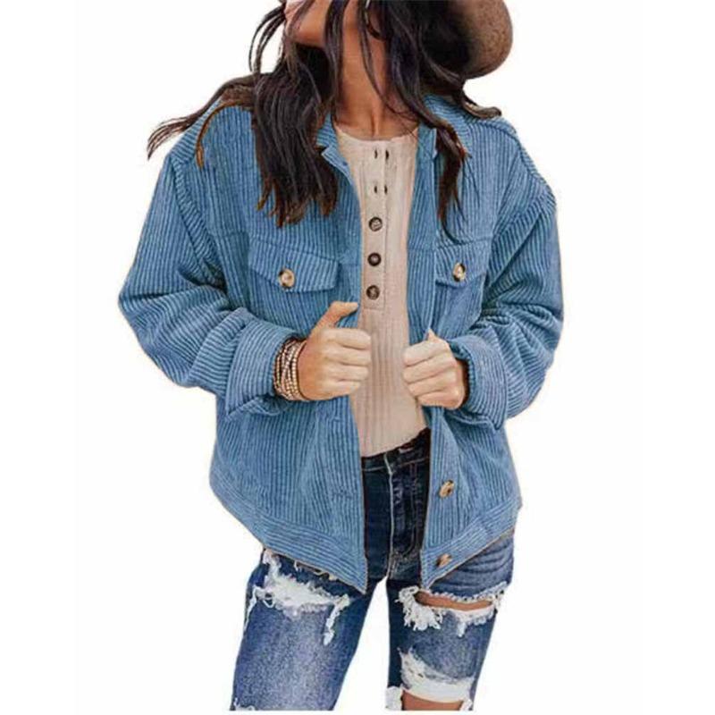 Autumn and Winter New Foreign Trade Women's Solid Color Jacket Top Cardigan Loose Polyester Fleece Jacket