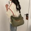 Корейская холщовая сумка женская трендовая модная спортивного стиля большой вместимости сумка-мессенджер мужская и женская для студентов колледжа сумка почтальона иностранного стиля