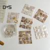 Natural Shell Square Coaster Mosaic Heat Insulation Home Decoration Placemats Photography Props Mats for Family Dining Table Coffee Shop