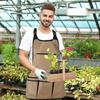 Gardening Tool Apron Heavy-Duty 600D Oxford Cloth Tool Work Aprons 14-Pocket Waterproof Organizer for Landscaping
