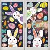 Easter Bunny Easter Egg Sucking Static Stickers Window Glass Door Layout Decoration Stickers