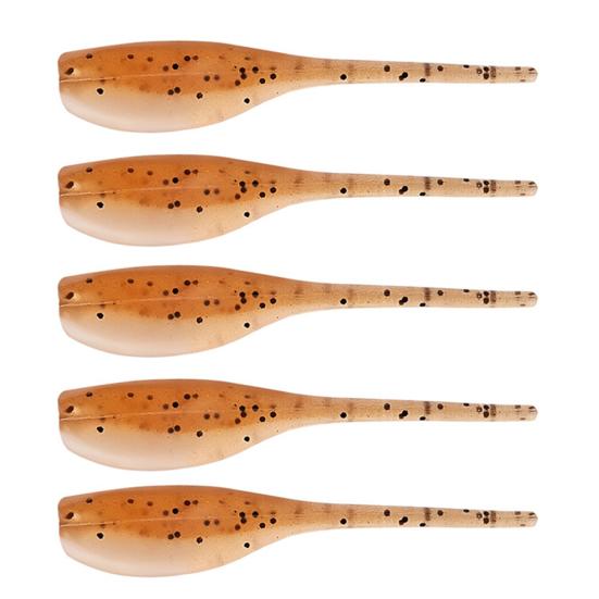 5 шт./набор 5 см/1 г мягкая приманка в виде головастика реалистичная бионическая цветная приманка в виде головастика искусственная приманка в виде головастика пресноводная соленая вода змееголов окунь