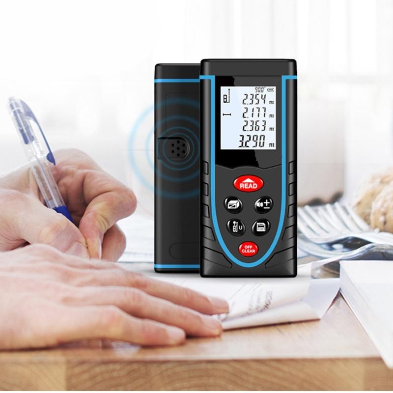 Efficient Distance Measuring Tool Rangefinder with Rechargeable Battery Fast and Accurate Measurements in Multiple Mode