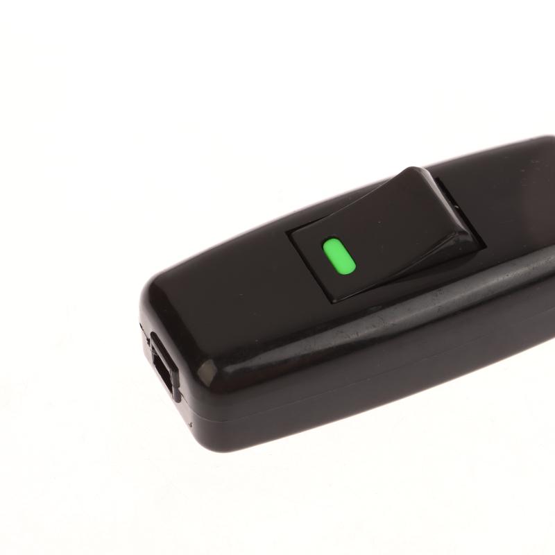 1/5 шт. Классические черные встроенные выключатели для настольной лампы Вкл/Выкл Домашний свет Выключатель в форме лодки Провода Кабельные выключатели Электрические аксессуары