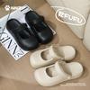 Простые и универсальные крутые тапочки женские летние домашние для помещений новые модели можно носить на улице модные нескользящие с закрытым носком