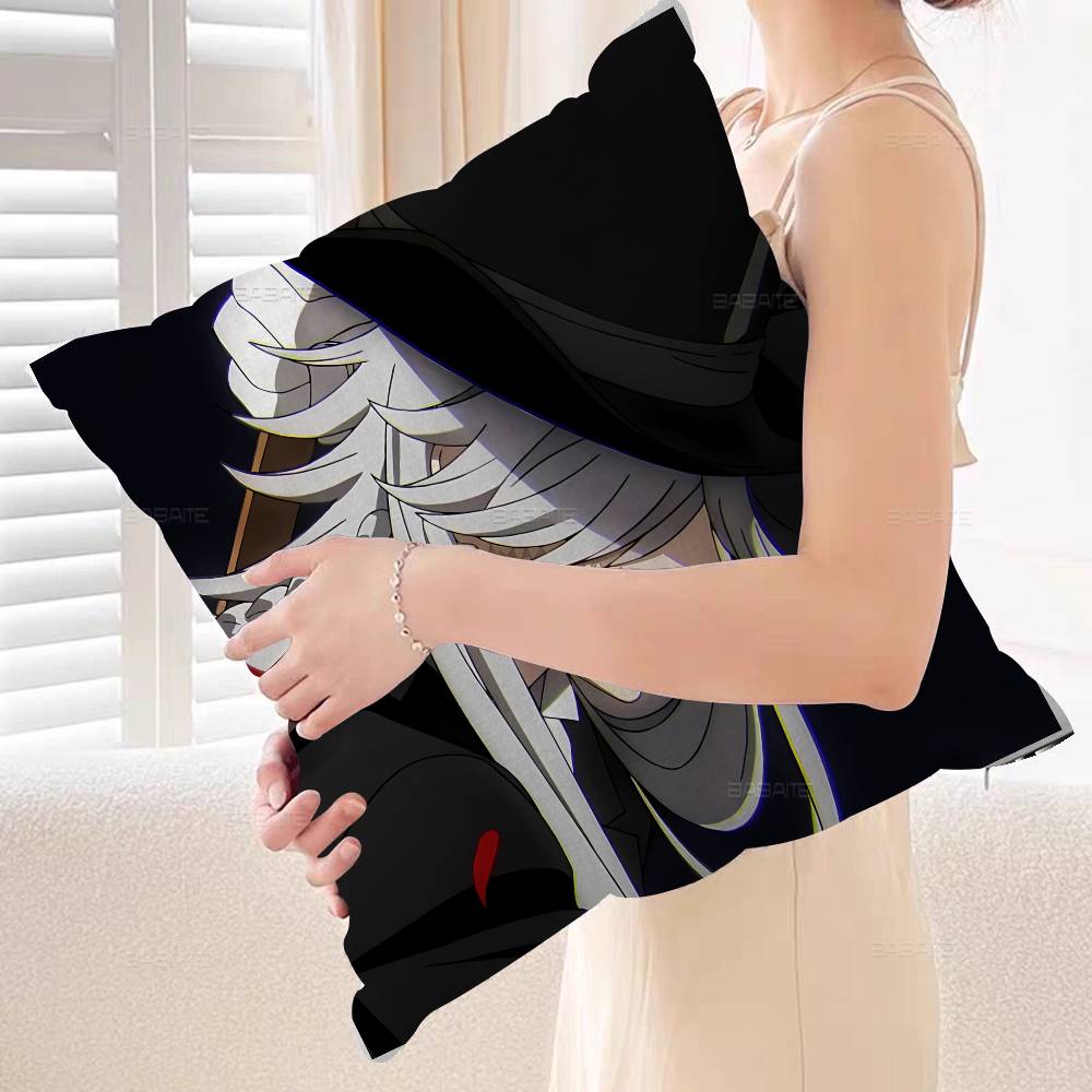 Anime Black Buutler Cushion Cover Car Throw Pillow Case For Sofa Car Christmas Gift xcm xcm