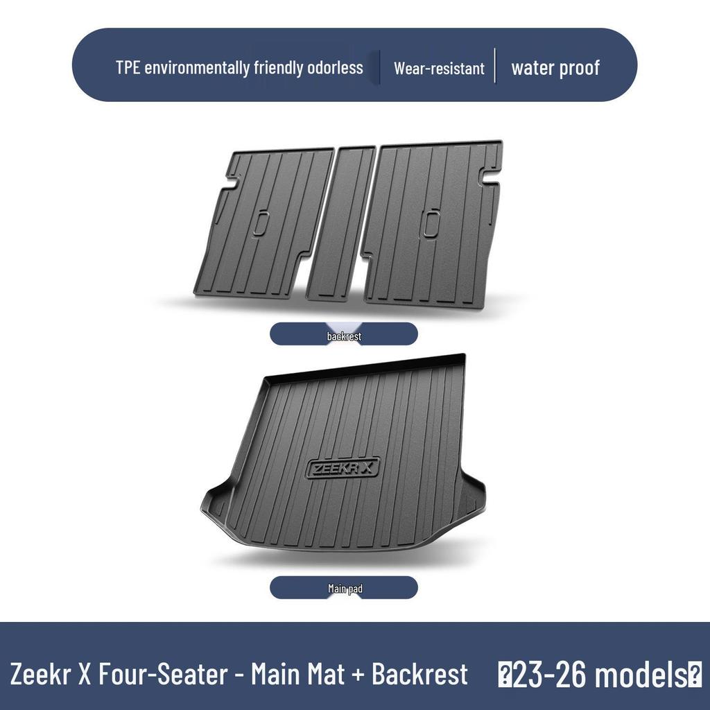 Zeekr X 2026 Модель Коврик в багажник из ТПЭ - Аксессуары для интерьера и Декоративный коврик для заднего ящика