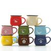 Creative Japanese Ceramic Cup Gifts, Big Belly Cup Breakfast Cup Milk Coffee Cup Color Glaze