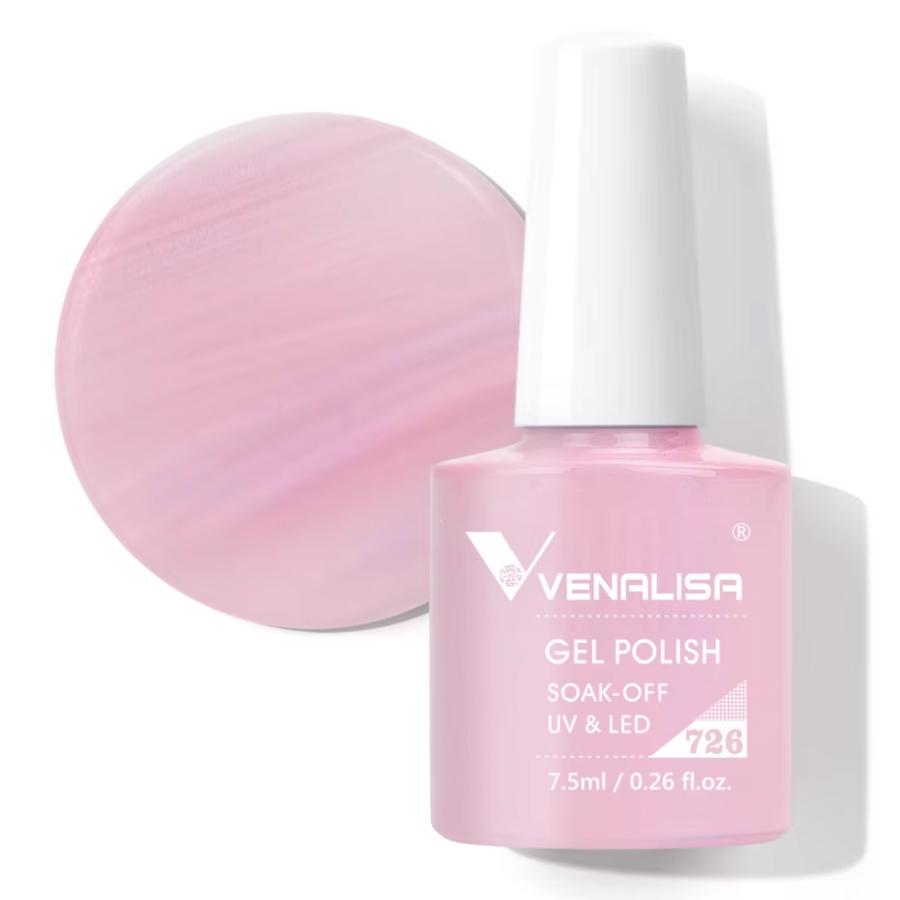 Venalisa Upgraded Gel Nail Polish 7.5ml High Pigmentation Glitter Gel Lacquer Soak Off Nail Art Manicure Gel