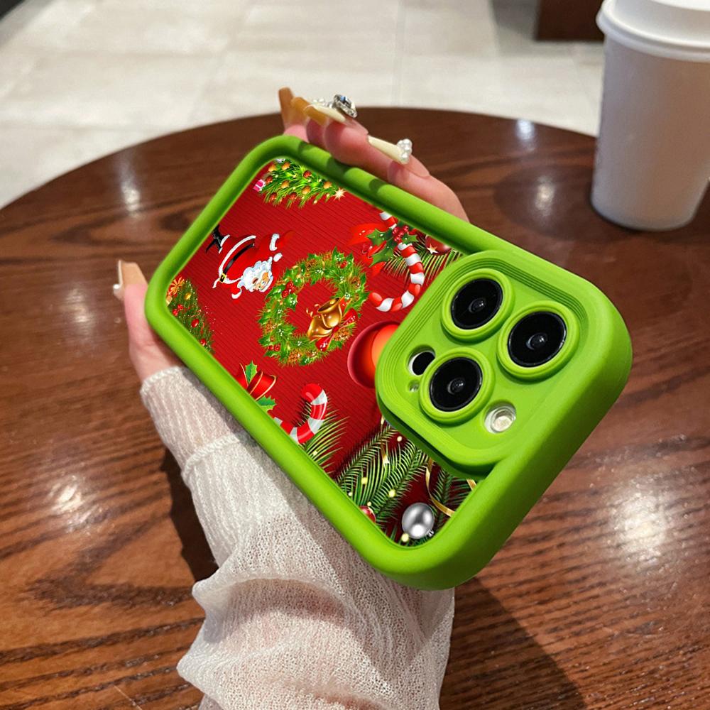 N111 Merry Christmas art Happy New Year Мягкие чехлы для телефонов Angel Eyes для iPhone 16 15 14 13 11 Pro Max 8 7 6s Plus 12 mini XR XS Max Противоударный чехол