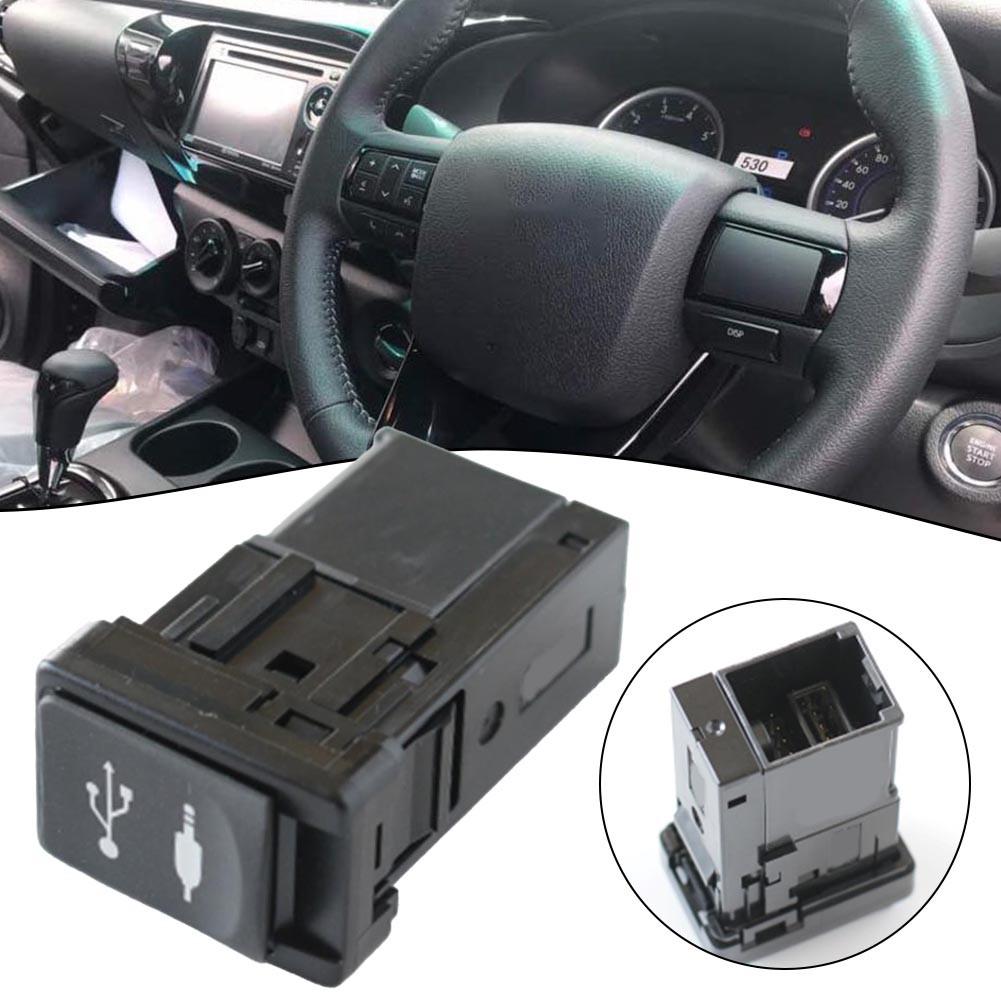 Reliable Car USB AUX Audio Port Adapter Compatible With For Toyota 2014 2019