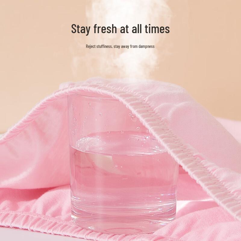 Hengyuanxiang Women's High-Waist Cotton Tummy Control Briefs - 4 Pack